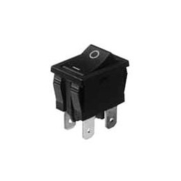 1 pcs : AJ7212BTVF - Rocker Switches DPST ON-OFF 10 Amps at 250 VoltsAC