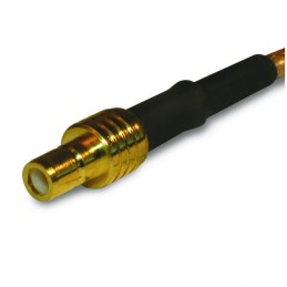 1 pcs - Amphenol RF, jack Cable Mount SMB Connector, Crimp Termination, Straight Body