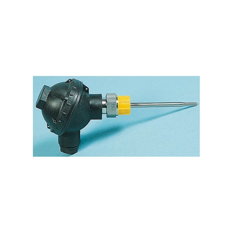 1 pcs - RS PRO PT100 RTD Sensor, 6mm Dia, 500mm Long, 3 Wire, G1/2, Class A +250°C Max