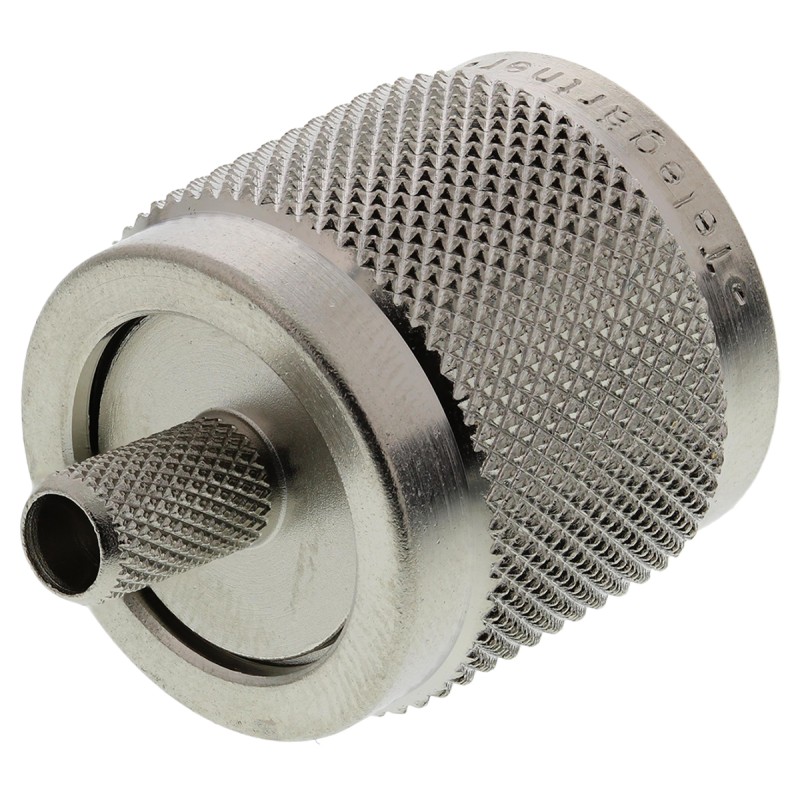 1 pcs - Telegartner, Plug Cable Mount UHF Connector, Crimp Termination, Straight Body