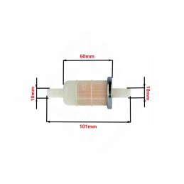 Power Force 10mm Honda Yamaha paper fuel filter