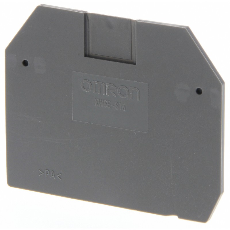 10 pcs - XW5E End Cover for use with XW5G-S16-1.1-1 Grounding Terminal Block, XW5T-S16-1.1-1 Feed Through Terminal Block