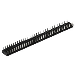 6 pcs - HARWIN Right Angle Through Hole Mount PCB Socket, 36-Contact, 1-Row, 2.54mm Pitch, Solder Termination