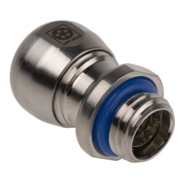 5 pcs - Lapp SKINTOP Series Metallic Stainless Steel Cable Gland, M12 Thread, 4mm Min, 7mm Max, IP68, IP69