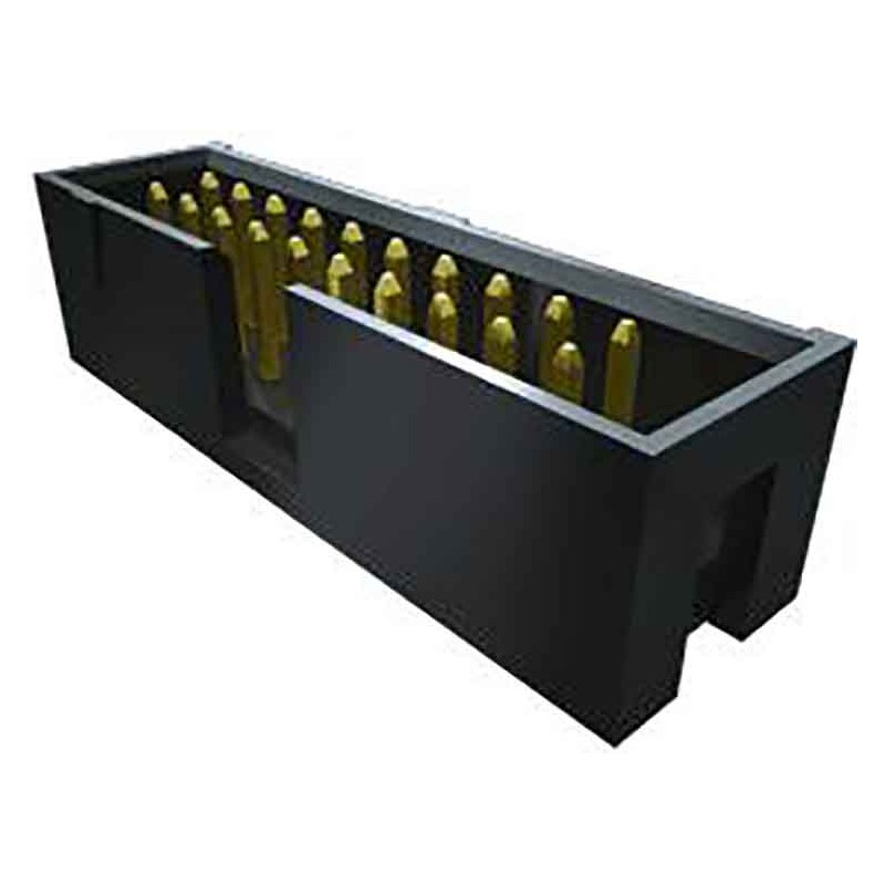 5 pcs - Samtec TST Series Straight Through Hole PCB Header, 20 Contact(s), 2.54mm Pitch, 2 Row(s), Shrouded