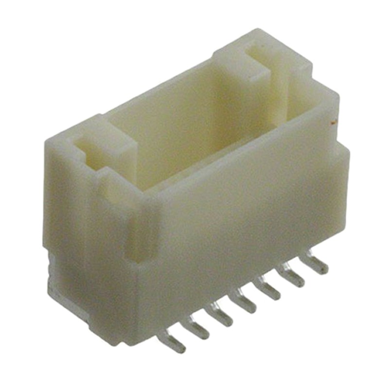 10 pcs - JST NSH Series Straight Surface Mount PCB Header, 7 Contact(s), 1.0mm Pitch, 1 Row(s), Shrouded