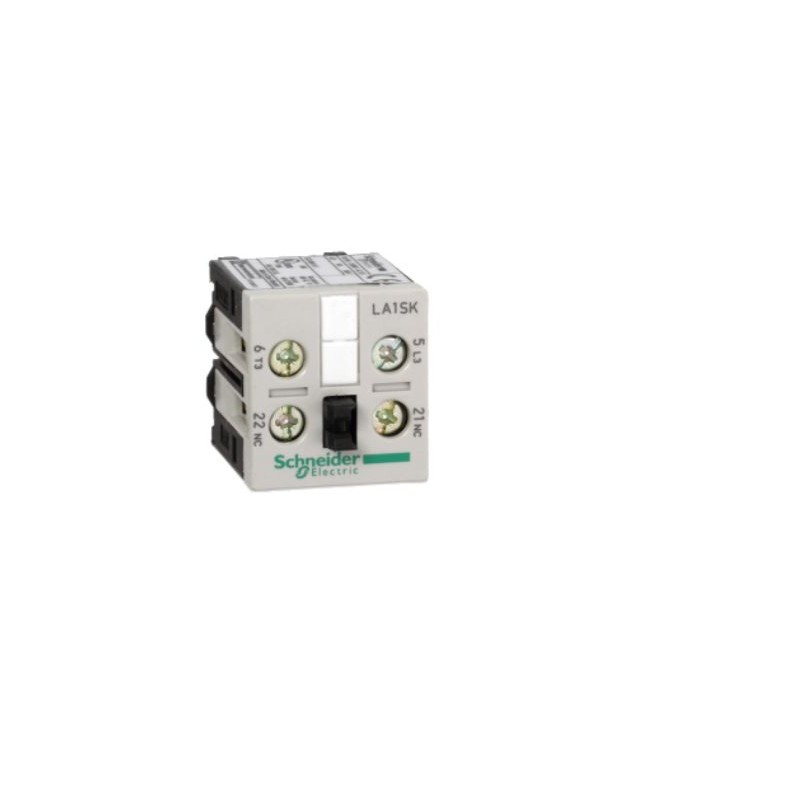 1 pcs - Schneider Electric Auxiliary Contact Block, 1 Contact, 1NC + 1NO, DIN Rail Mount, TeSys