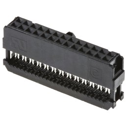 600 pcs - TE Connectivity 26-Way IDC Connector Socket for Cable Mount, 2-Row