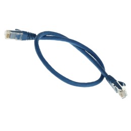 1 pcs - RS PRO Cat6 Male RJ45 to Male RJ45 Ethernet Cable, U/UTP, Blue LSZH Sheath, 0.5m