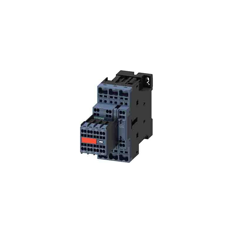 1 pcs - Siemens Contactor, 24 V dc Coil, 3-Pole, 38 A, 18.5 kW, 2NO + 2NC