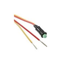 1 pcs : 5110F5LC - LED Panel Mount Indicators GREEN DIFFUSED 5/32' MOUNTING HOLE