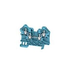 1 pcs : 1114720000 - DIN Rail Terminal Blocks WDU 4/ZZ BL
