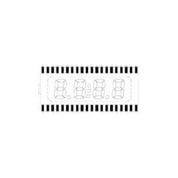 1 pcs : LCD-S401C39TR - LCD Numeric Display Modules .39' 4 Digit TN REF