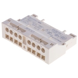 1 pcs - Schneider Electric Auxiliary Contact, 2 Contact, 1NC + 1NO, Front Mount