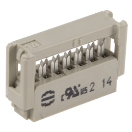10 pcs - HARTING 14-Way PCB Header for Cable Mount, 2-Row