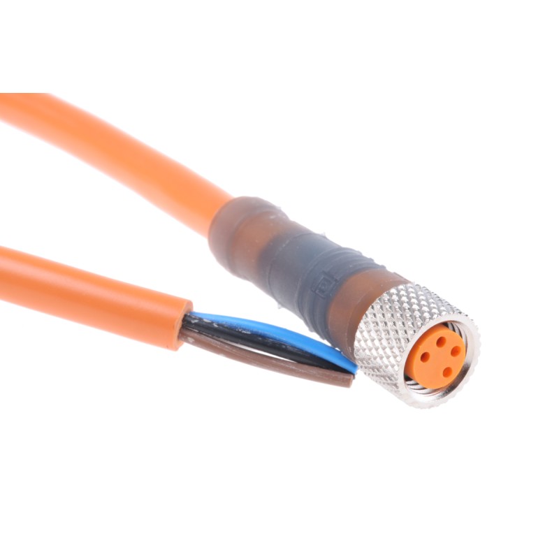 1 pcs - Lumberg Automation Straight Female 4 way M8 to Unterminated Sensor Actuator Cable, 2m