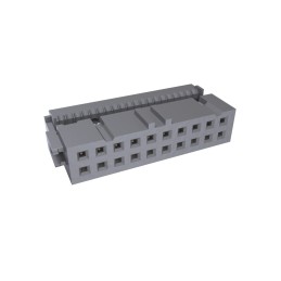 684 pcs - Amphenol Communications Solutions 20-Way IDC Connector Socket for Cable Mount, 2-Row