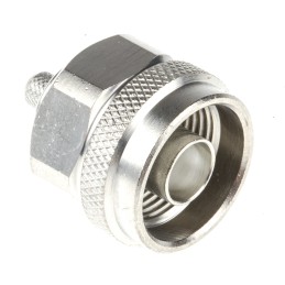1 pcs - Telegartner, Plug Cable Mount N Connector, 50Ω, Crimp Termination, Straight Body