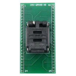 1 pcs - Seeit 0.5mm Pitch IC Socket Adapter, 48 Pin Female QFN to 48 Pin Male DIP