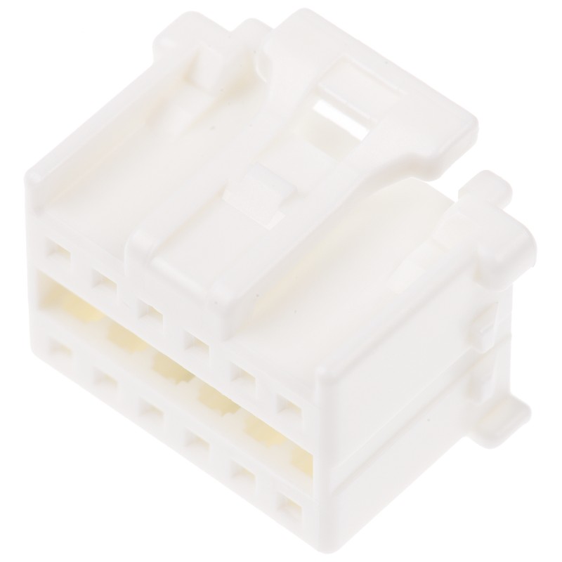 10 pcs - Molex, MicroClasp Female Connector Housing, 2mm Pitch, 12 Way, 2 Row