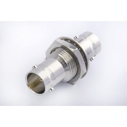 1 pcs - RS PRO, Plug Bulkhead BNC Connector, 75Ω, Solder Termination, Straight Body