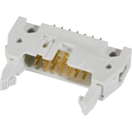7 pcs - Amphenol Communications Solutions Quickie Series Vertical Through Hole PCB Header, 40 Contact(s), 2.54mm Pitch, 2