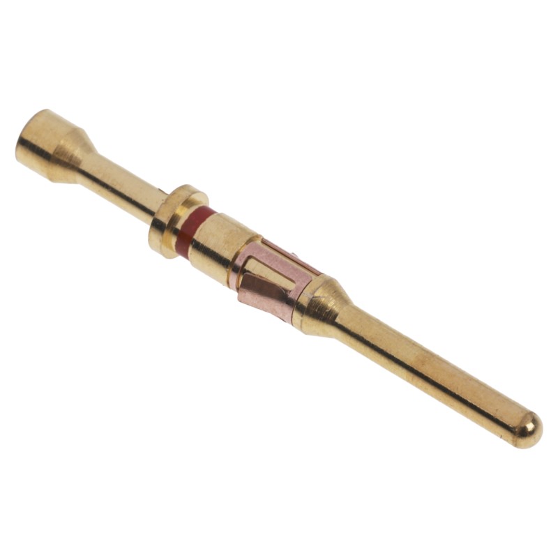 10 pcs - Souriau Male Crimp Circular Connector Contact, Contact Size 16, Wire Size 26 - 24 AWG