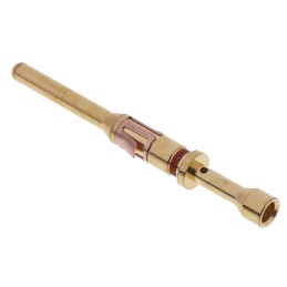 10 pcs - Souriau Male Crimp Circular Connector Contact, Contact Size 16, Wire Size 26 - 24 AWG