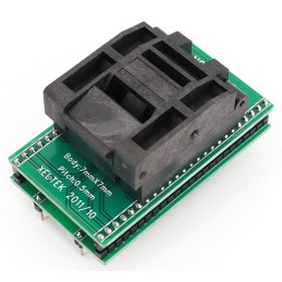 1 pcs - Seeit 0.5mm Pitch IC Socket Adapter, 48 Pins Female TQFP to 48 Pin Male DIP