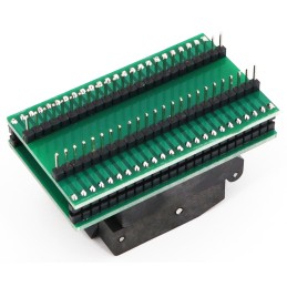 1 pcs - Seeit 0.5mm Pitch IC Socket Adapter, 48 Pins Female TQFP to 48 Pin Male DIP