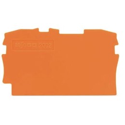 10 pcs - Wago TOPJOB S, 2002 Series End and Intermediate Plate for Use with 2002 Series Terminal Blocks, IECEx