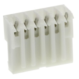 10 pcs - TE Connectivity 6-Way IDC Connector Socket for Cable Mount, 1-Row