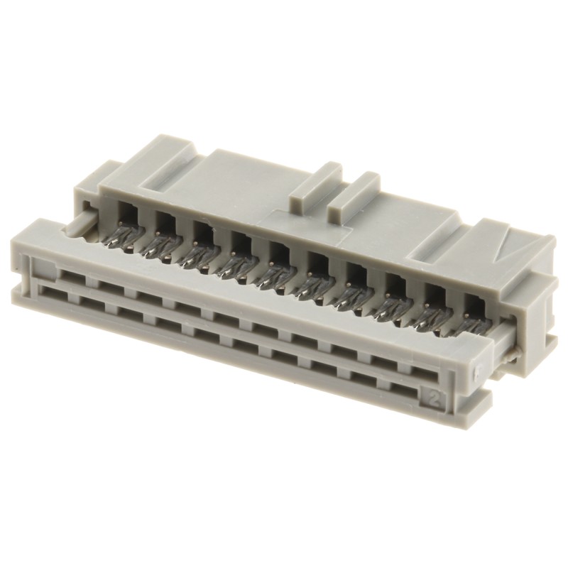 1 pcs - TE Connectivity 20-Way IDC Connector Socket for Cable Mount, 2-Row