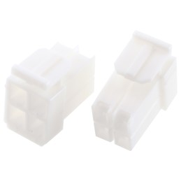 10 pcs - JST, XL Male Connector Housing, 4 Way, 2 Row