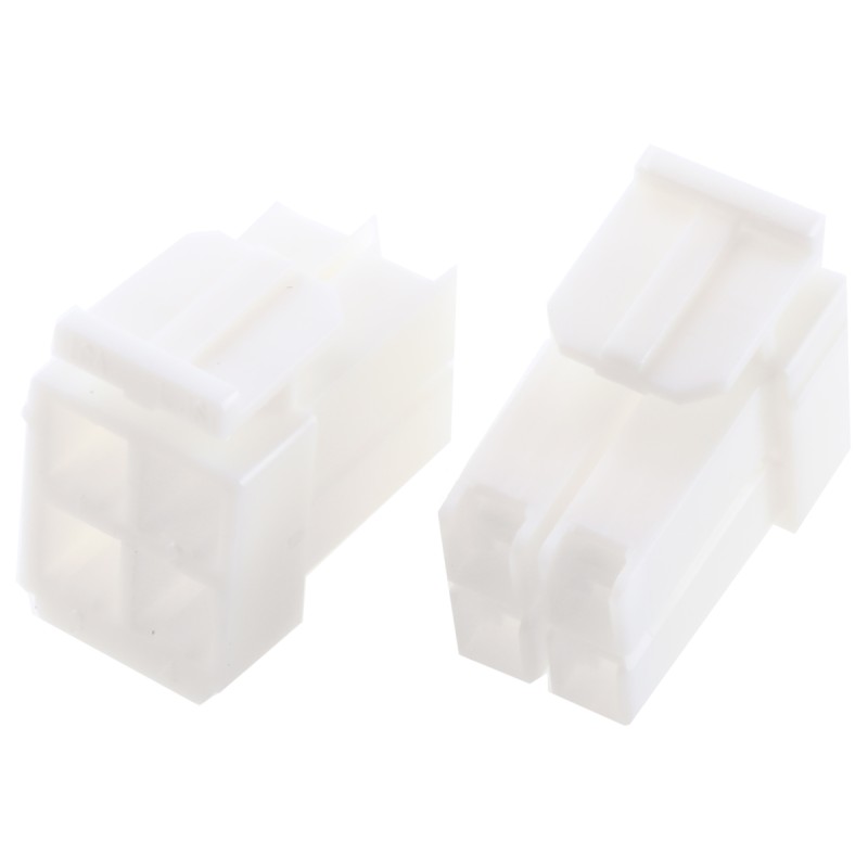 10 pcs - JST, XL Male Connector Housing, 4 Way, 2 Row
