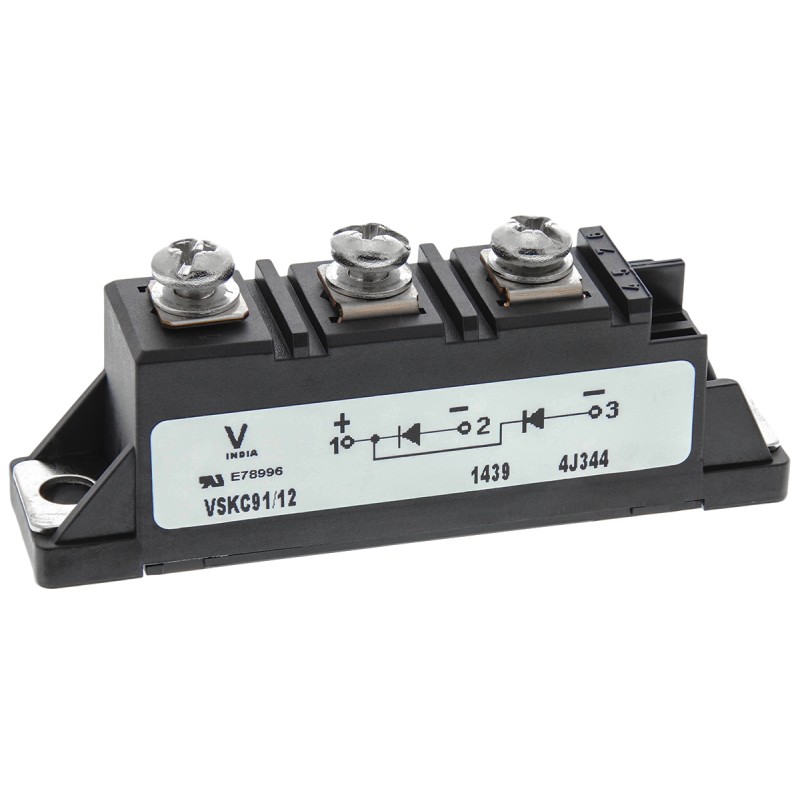 10 pcs - Vishay 1200V 100A, Dual Rectifier Diode, 3-Pin TO-240AA VS-VSKC91/12