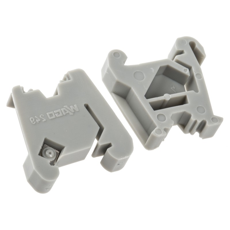 10 pcs - Wago 249 Series End Stop for Use with DIN Rail 15