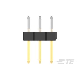 72 pcs - TE Connectivity AMPMODU Series Straight Through Hole Pin Header, 4 Contact(s), 2.0mm Pitch, 1 Row(s), Unshrouded