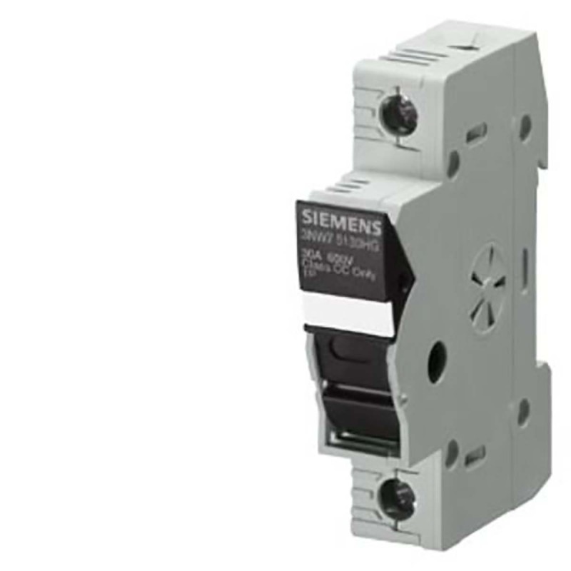 12 pcs - Siemens 30A Rail Mount Fuse Holder for Class CC Fuse, 1P, 600V ac