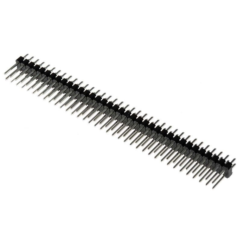 10 pcs - RS PRO Straight Through Hole Pin Header, 72 Contact(s), 2.54mm Pitch, 2 Row(s), Unshrouded