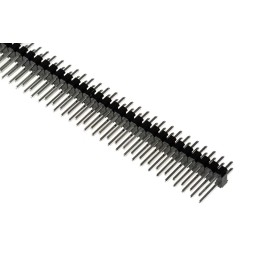 10 pcs - RS PRO Straight Through Hole Pin Header, 72 Contact(s), 2.54mm Pitch, 2 Row(s), Unshrouded