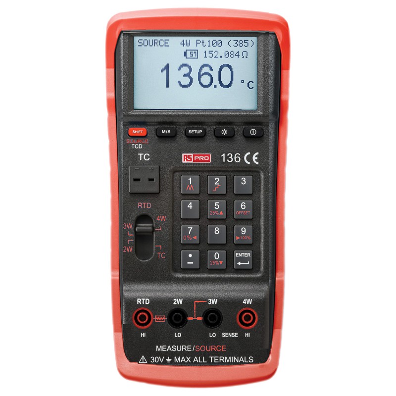 1 pcs - RS PRO Temperature Calibrator