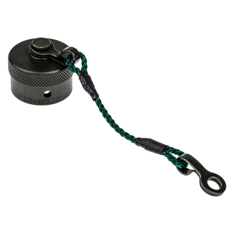 1 pcs - Amphenol Limited 62GB MIL-DTL-26482 Plug Dust Cap, Shell Size 10, with Zinc Cobalt Finish, Aluminium