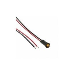 1 pcs : 5110F3-12V - LED Panel Mount Indicators AMBER DIFFUSED 5/32' MOUNTING HOLE