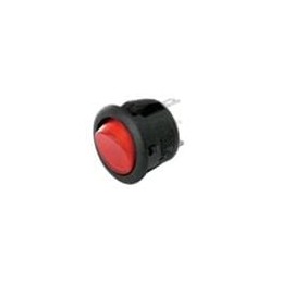 1 pcs : R13-112BW-02-BRR-N1 - Rocker Switches SPST RED ILUM RKR SW