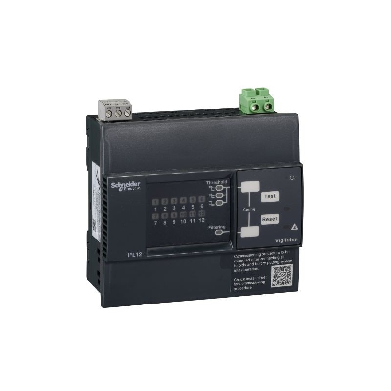 1 pcs - Schneider Electric IMDIFL12 Insulation Fault Locator, 0V Min, 1000V Max