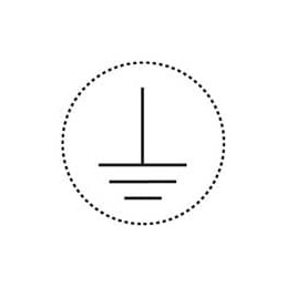 1 pcs : PESS-A-ES - Labels & Industrial Warning Signs CONDUCTOR ID LABEL 12.5mm DIA EARTH SYM