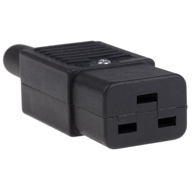 1 pcs - RS PRO C19 Cable Mount IEC Connector Socket, 16A, 250 V