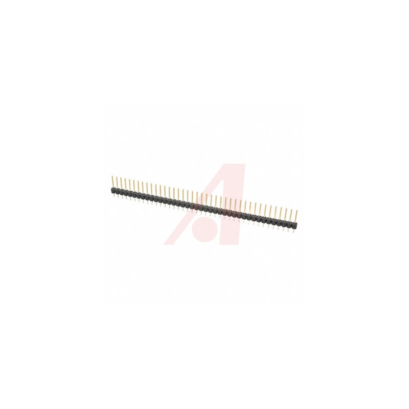 1 pcs - 3M 2300 Series Straight Through Hole Pin Header, 40 Contact(s), 2.54mm Pitch, 1 Row(s), Unshrouded