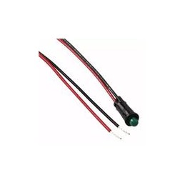 1 pcs : 5110F5-5V - LED Panel Mount Indicators GREEN DIFFUSED 5/32' MOUNTING HOLE